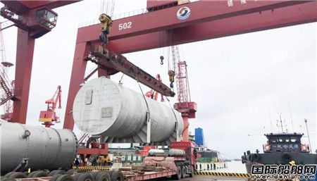 中集圣达因交付14台LNG船用燃料罐