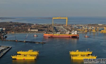 红星造船厂首艘LNG动力MR型成品油船开工