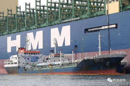 HMM超大型集装箱船创韩国海上供油新纪录