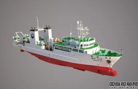 韩国最大渔业调查船“探求23”号启航