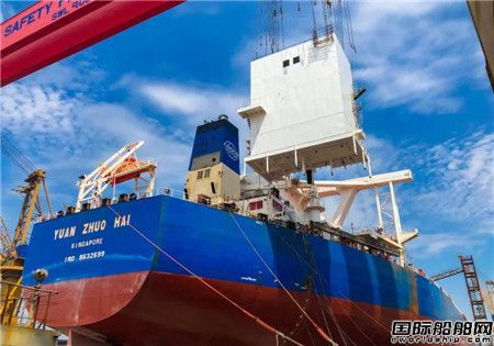 舟山中远海运重工完成中国矿运8艘VLOC脱硫装置改装工程