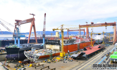 超6亿美元1艘！现代重工开建韩国新款“万吨大驱”