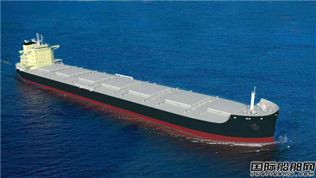 黄埔文冲自主研发设计85000吨散货船首制船开工