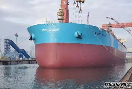 大船集团稳步推进马士基油轮11万吨油船3号船建造