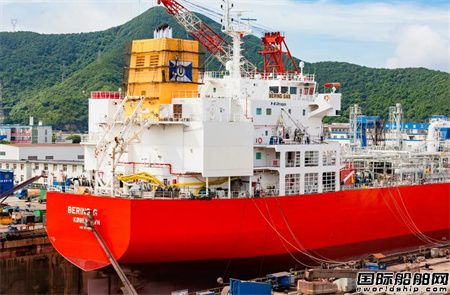 舟山中远海运重工圆满完成“白令”号LPG船修理改装工程