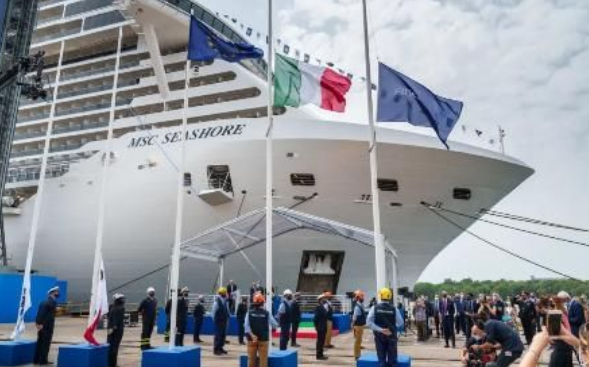 Fincantieri交付地中海邮轮最新旗舰“地中海海际线”号