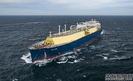 沪东中华为中船租赁建造第2艘17.4万方LNG船命名