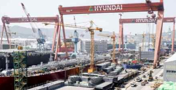 股价翻番！现代重工“再次”上市成韩国造船业龙头股