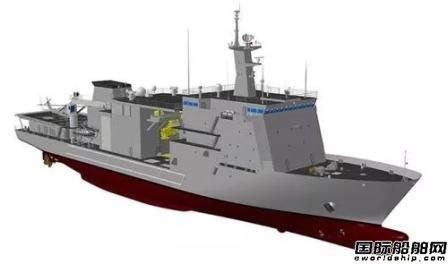 造价4亿美元！大宇造船建造韩国新一代潜艇救援舰下水