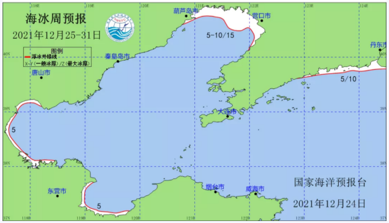 国家海洋预报台：强冷空气来袭，闽浙近岸有大浪！辽东湾有冰情！