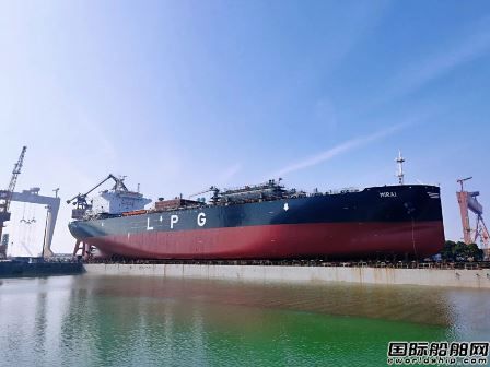 江南造船建造国内首艘4万方液化石油气船下水