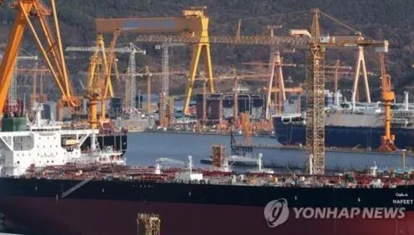 韩媒：韩国2月新船订单全球居首