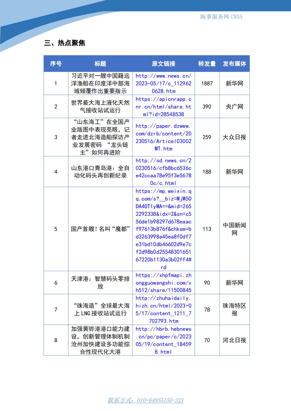 港航业舆情监测周报·第11期丨CNSS 0522_05.jpg