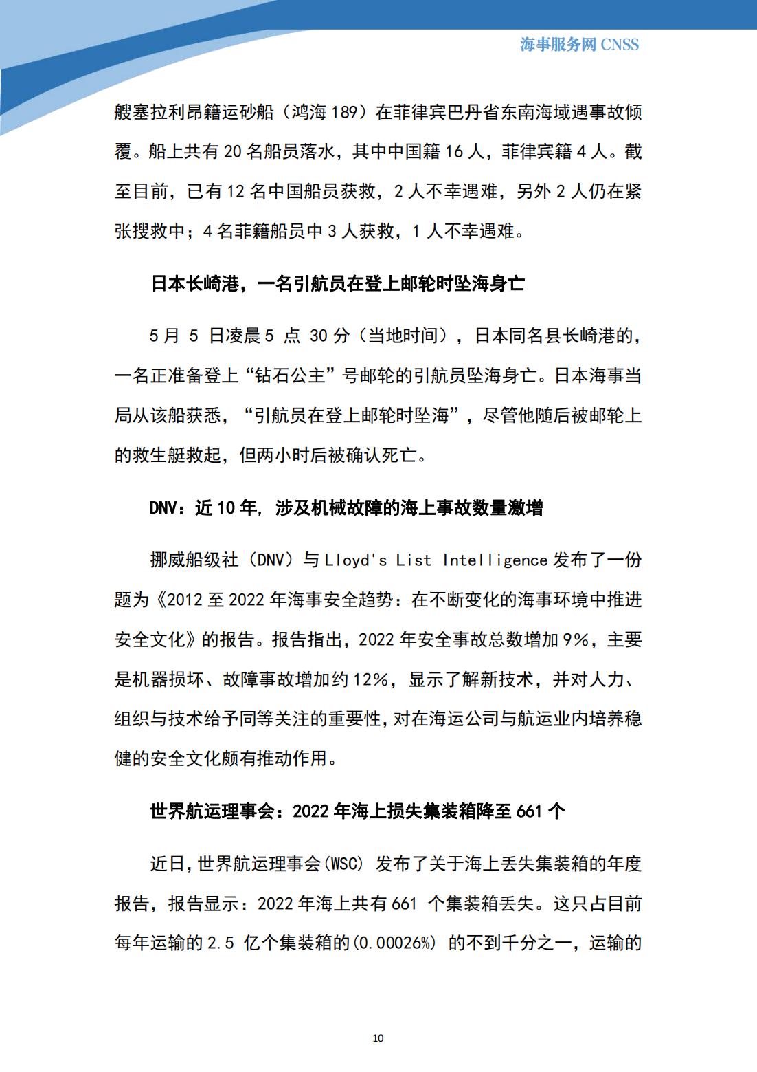 港航业舆情监测周报·第12期丨CNSS 0530_09.jpg