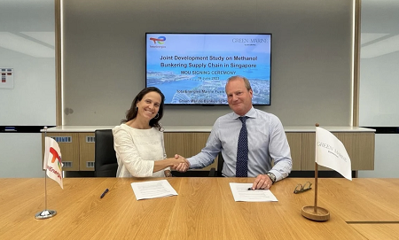 道达尔能源与Green Marine合作建立甲醇燃料加注供应链