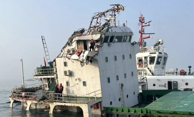 突发！8500TEU大船撞船，上海、宁波、深圳船期延误