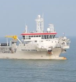 印度船厂为欧洲建造耙吸式挖泥船，只有2000方