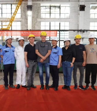 新江洲船舶重工开工荷兰135米不锈钢化学品船
