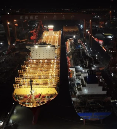 大型双燃料箱船+LNG运输船！江南造船迎建造节点