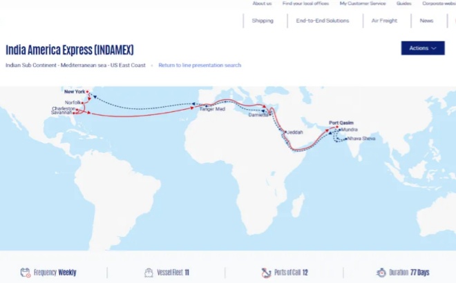 情况突变！CMA CGM被迫放弃这条航线