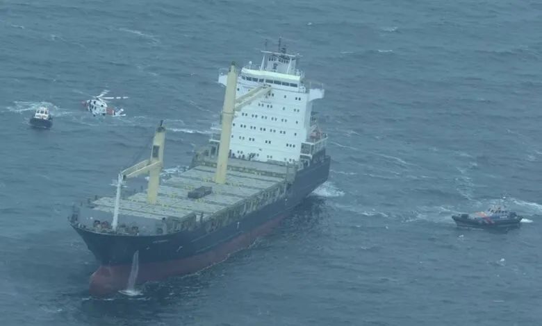 一集装箱船在荷兰北海海域爆炸！