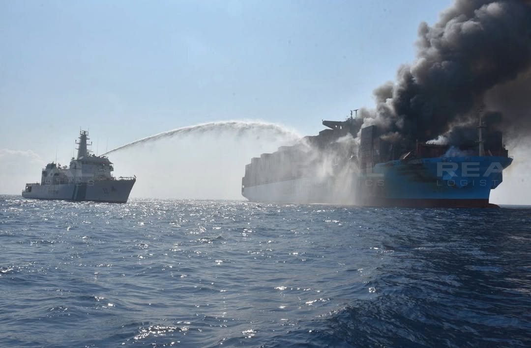 BREAKING MAERSK PROVIDES LATEST UPDATE ON MARIE MAERSK FIRE has confirmed that the.jpg