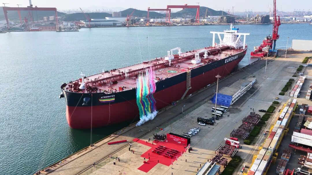 北海造船首批31.9万吨VLCC双船同日命名