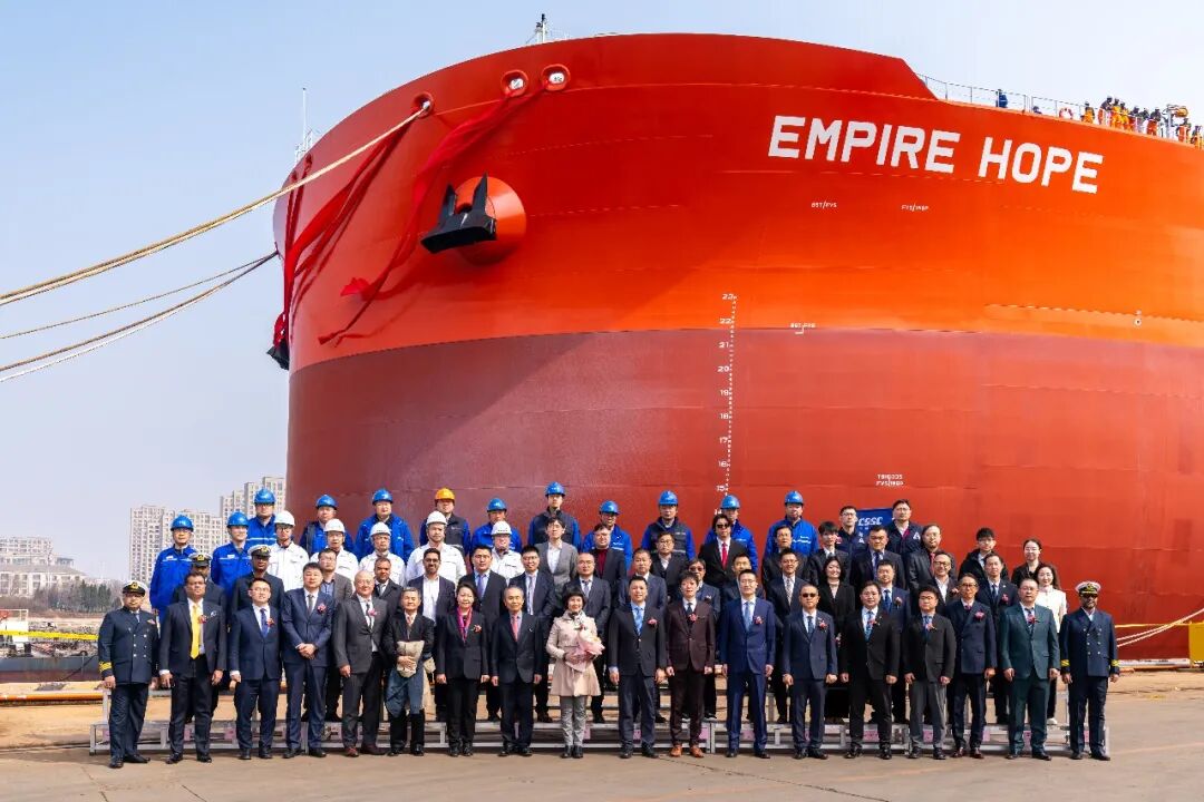 我国自研新一代超大型VLCC交付！