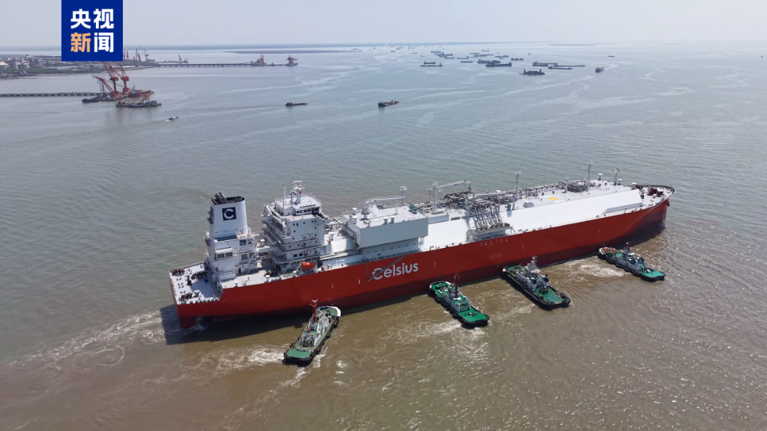 我国自主建造最大LNG运输船交付