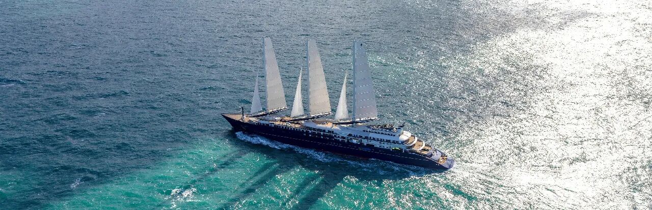 The world's largest sailing yacht has been delivered