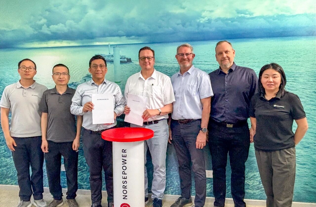 南通中远海运重工装备与Norsepower签署合作协议，深化研发合作
