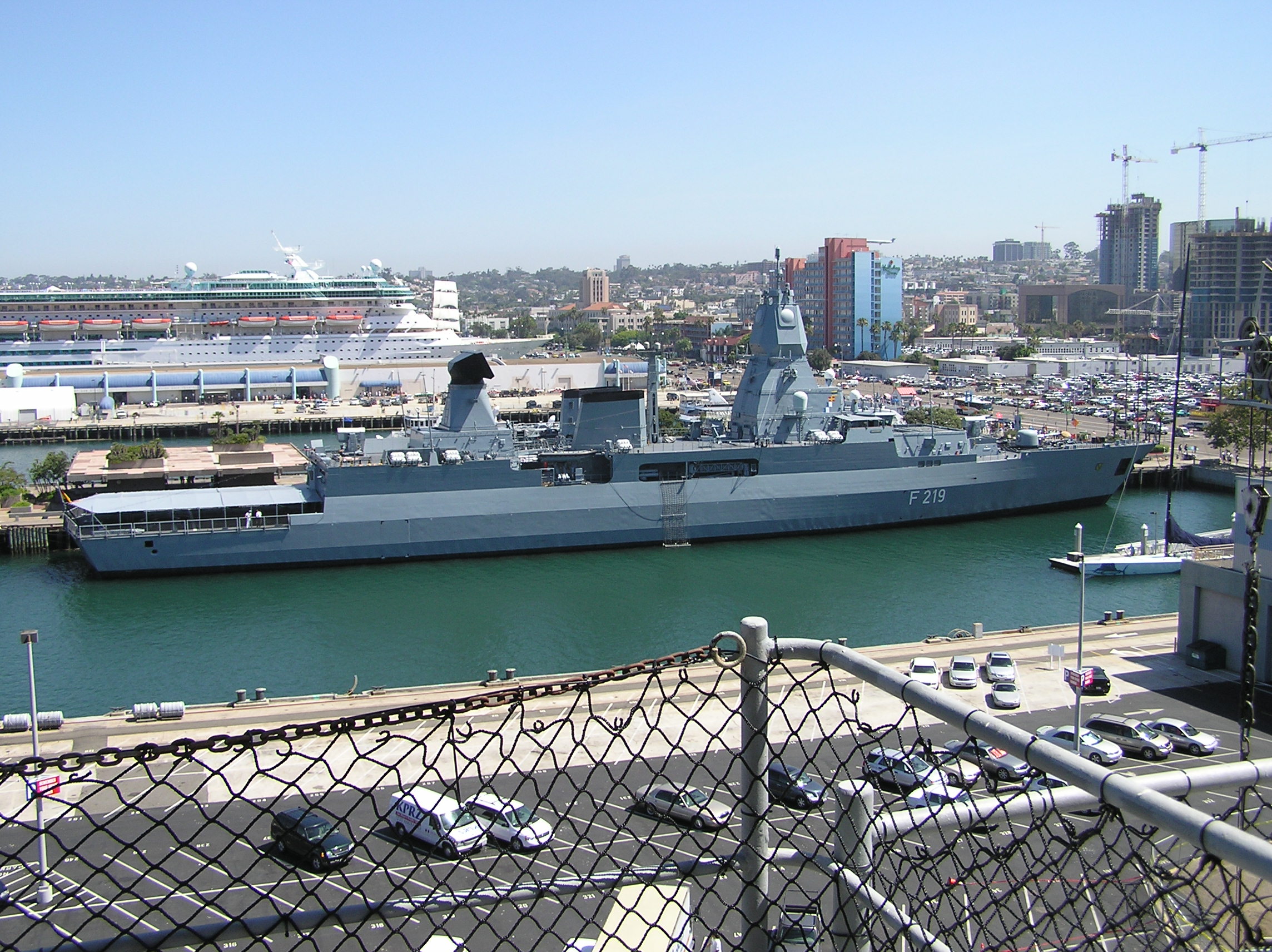 German frigate Sachsen (and Monarch of the Seas)