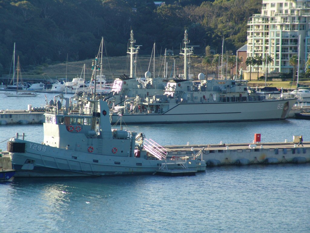 HMAS\'s Bandicoot, Huon & Yarra