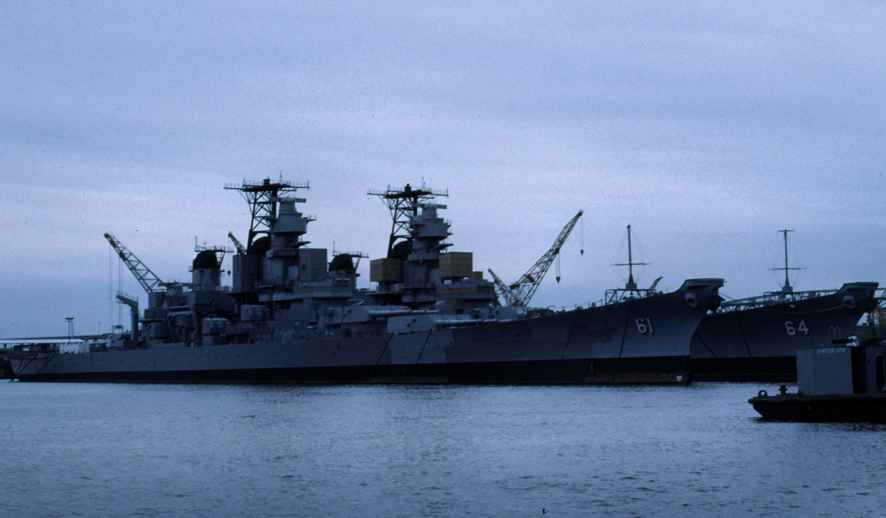 USS Iowa and USS Wisconsin