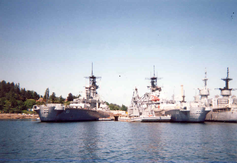 USS Missouri BB-63 and USS New Jersey BB-62